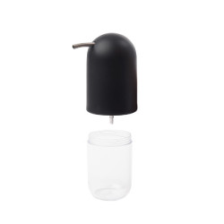 Pompe à savon en plastique moulé Touch noir 236ml
