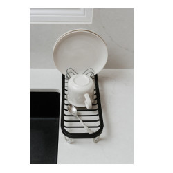 Mini égouttoir à vaisselle en métal Sinkin noir