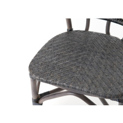 Chaise de bistrot Noir