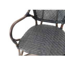 Fauteuil de bistrot Noir