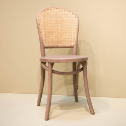 Chaise Cannée marron (lot...