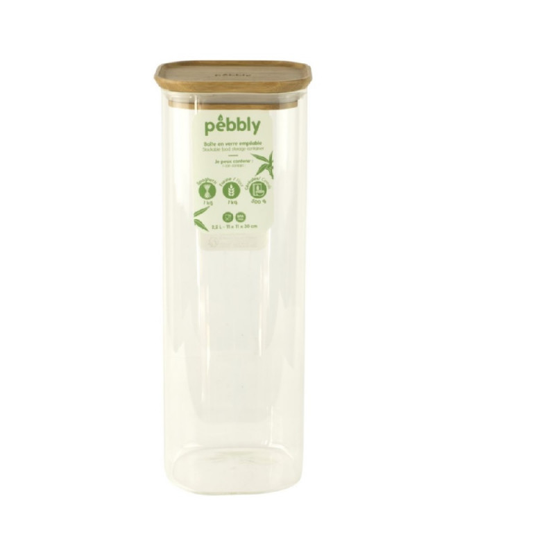 Bocaux Conservation en Verre de 1.6L, 12 Pots Alimentaires