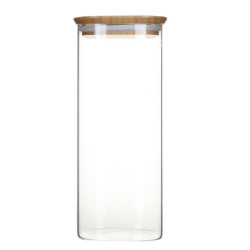 Boîte alimentaire verre et bambou 2,2L