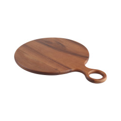 Planche à découper ronde 33 cm en acacia