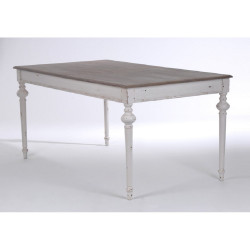 Table à manger Légende 160x90 bois Mindi