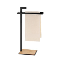 Porte-serviettes Oak noir mat