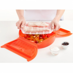 Coffret papillote 3/4 pers. rouge