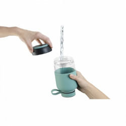 bouteille turquoise