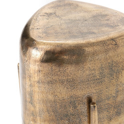 Tabouret porte-plante or