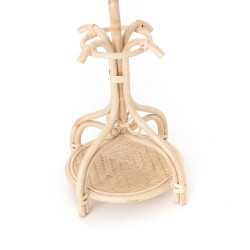 Portes manteaux Perroquet en rotin 198cm