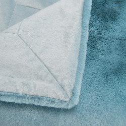 Plaid Luxe bleu clair 130x170