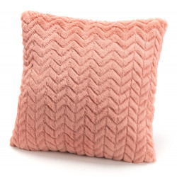 Coussin Chevron rose 40x40