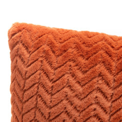 Coussin Chevron orange 40x40