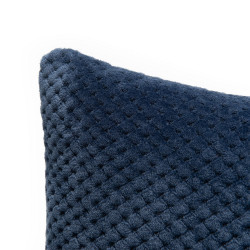 Coussin Damier bleu 40x40