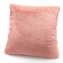 Coussin Luxe rose 50x50