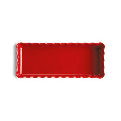 Tourtière rectangle rouge 36 cm