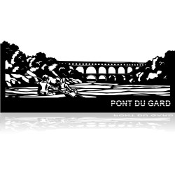 Plaque en métal Pont du...