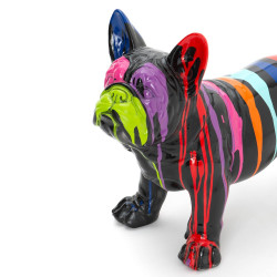 Bulldog Yuki Trash noir et multicolore 62 cm