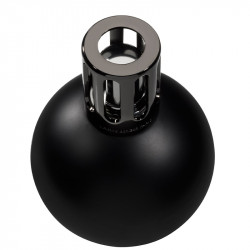 Lampe boule noire mat