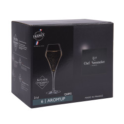 Flûte à champagne Arom'up 21 cl (lot de 6)