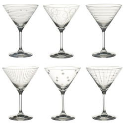 Set 6 verres à cocktail...