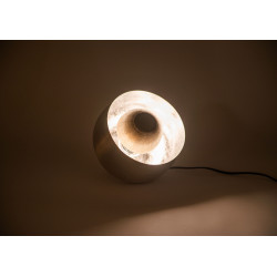 Lampe table Samuel argent petit modèle E27 25W