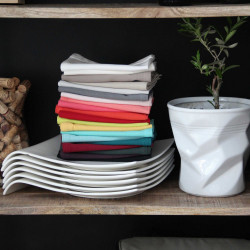 Serviette New York 40x40cm anthracite