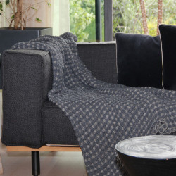 Plaid Keya 130x170cm anthracite