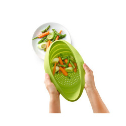 Passoire rétractable 23 cm Vert