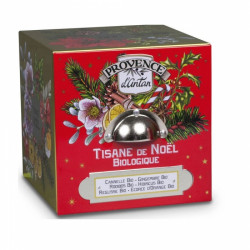 Cube métal tisane de noël...