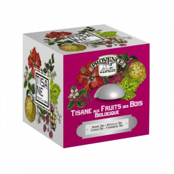 Cube métal tisane fruits de...