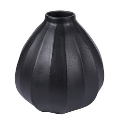 Vase poire Juno noir 21 cm...