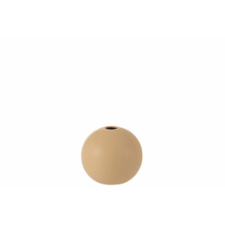 Vase boule céramique beige...