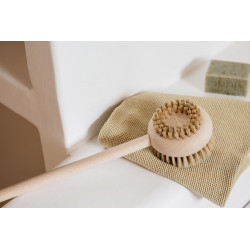 Brosse pour le dos en bois de hêtre