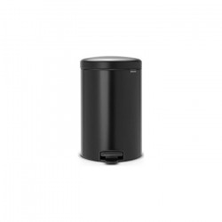 Poubelle Newlcon 5 L noir mat