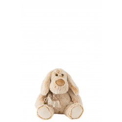 Chien   écharpe peluche...