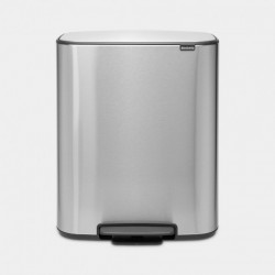 Poubelle pédale bo 2x30l