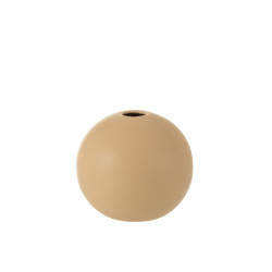 Vase boule céramique beige...