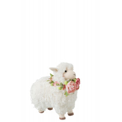 Mouton couronne de fleurs...