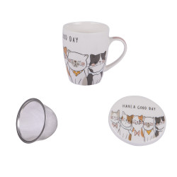 Coffret tisanière et filtre à thé 35 cl