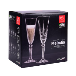 Flûte melodia 16 cl cristallin (lot de 6)