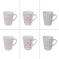 Coffret de 6 tasses Tara 10 cl