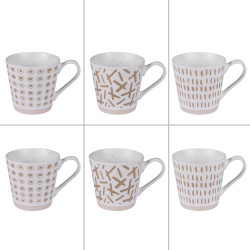 Coffret de 6 tasses Tara 18 cl