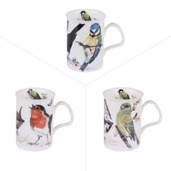 Mugs 32 cl oiseaux (lot de 3)