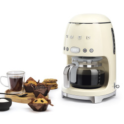 Cafetière filtre années 50 1,4 l crème