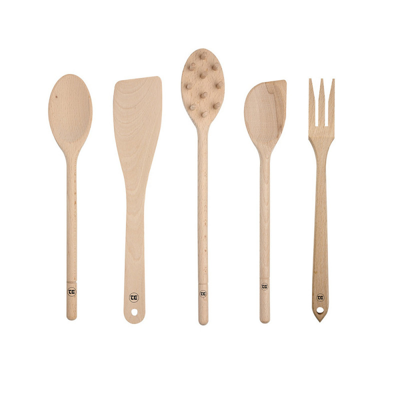 Set d'ustensiles de cuisine en bois