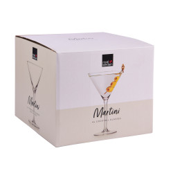 Boîte de 4 verres à martini 26 cl