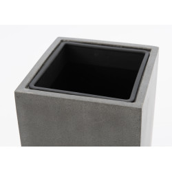 Colonne pot Hauteur 75 x 31 Gris