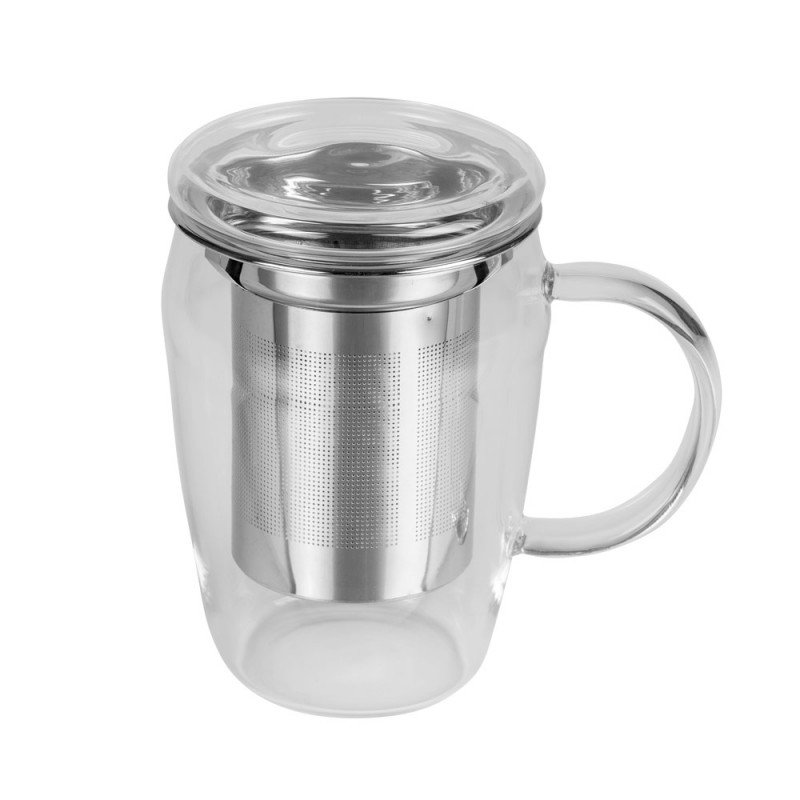 Mug infuseur 43 cl boro transparent