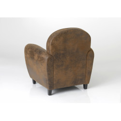 Fauteuil club marron 
